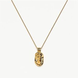 Lucy Williams x Missoma Gold Cameo Pendant Necklace